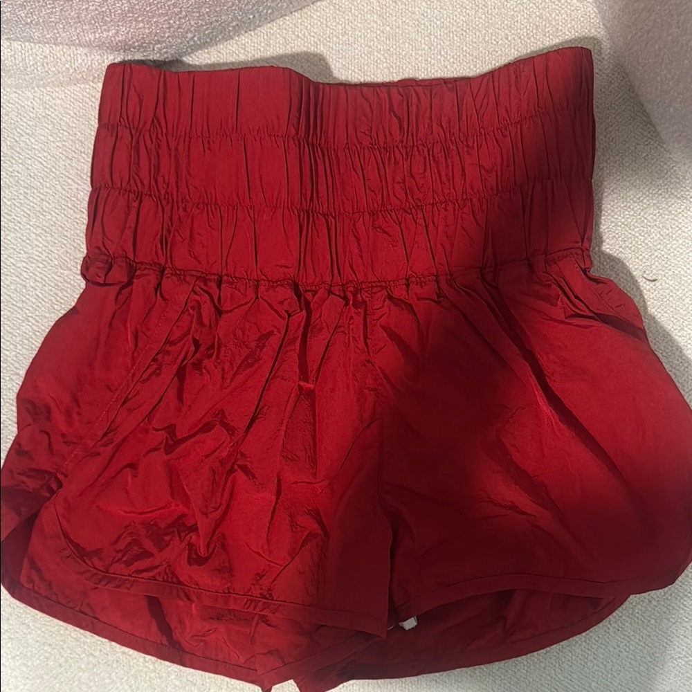 Free people Red Women's Shorts- Never worn